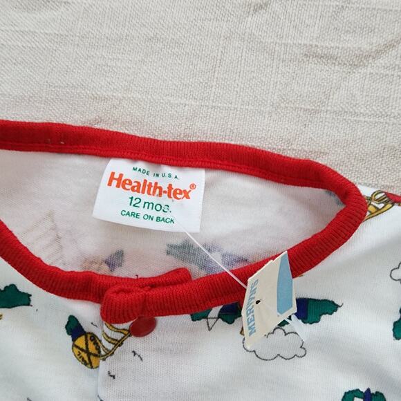 Vintage Healthtex Trains Long Sleeve 12 months - Picture 3 of 5